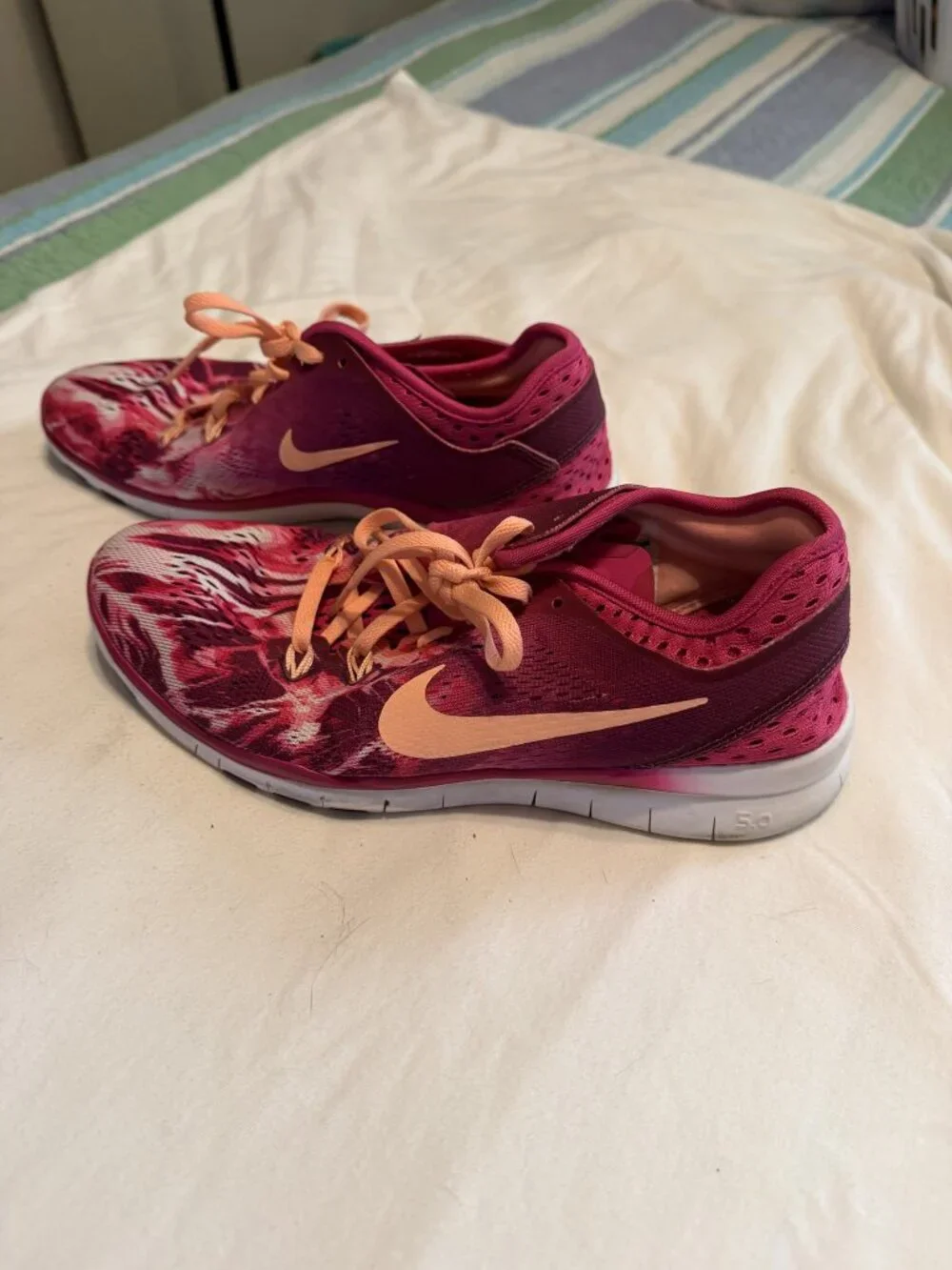 Nike Free TR Fit 5 Berry Print Training Shoes Women's 7